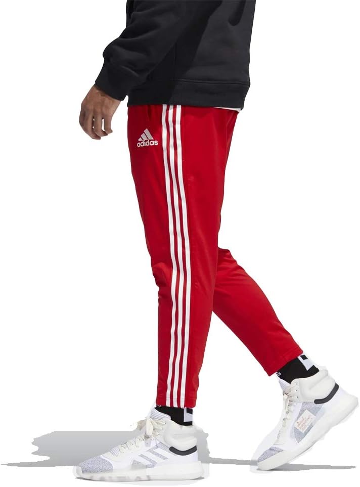 mens red adidas pants