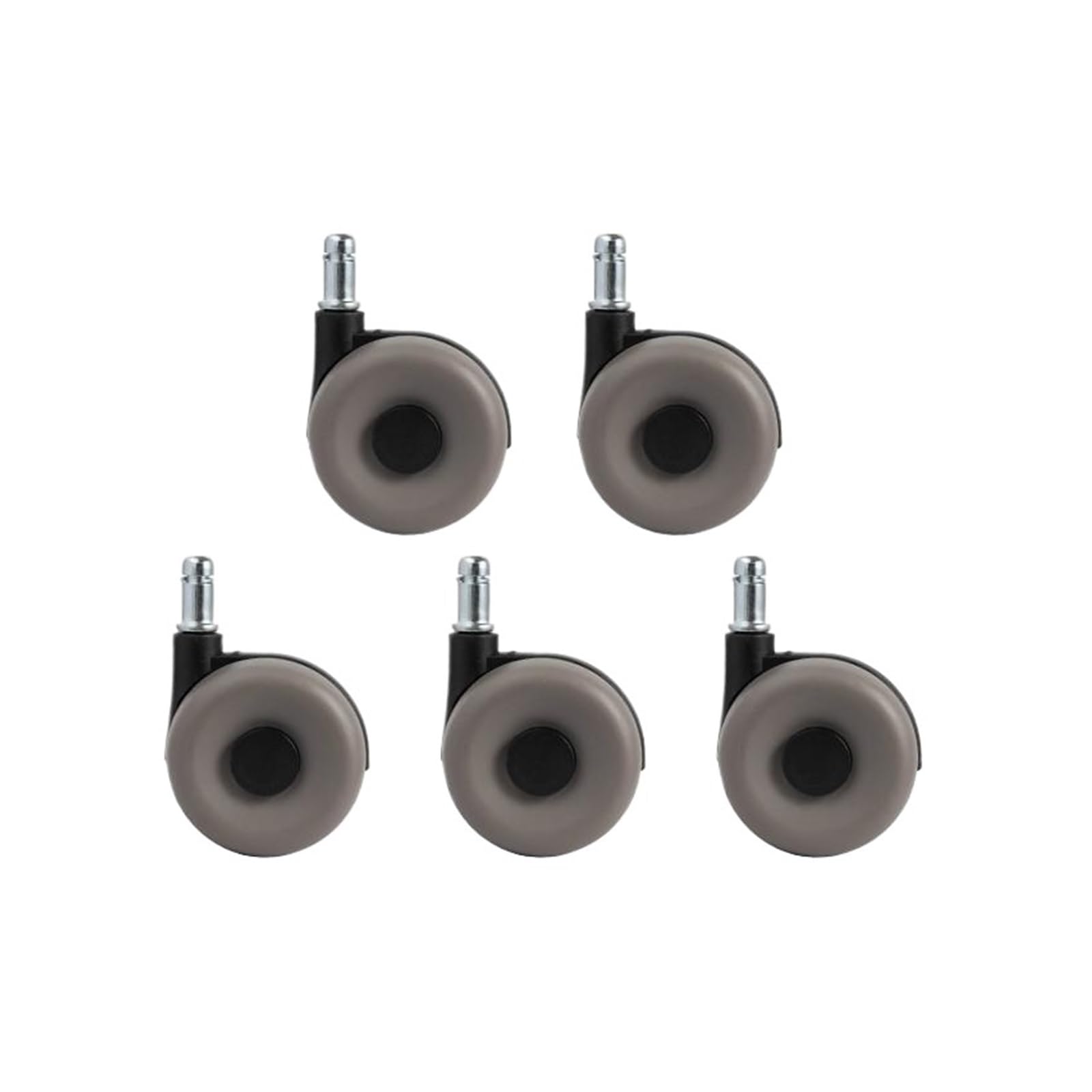 MXXDMOPD Chair Wheel Accessories Computer Pulley Hub Caster Universal Rubber(Gris)