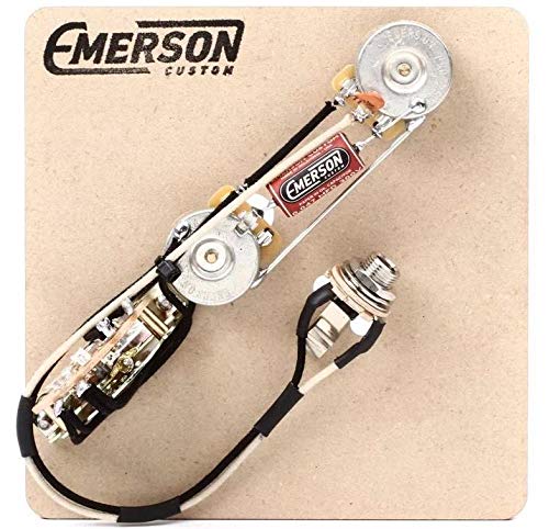 Emerson CustomReverse Control 3-Way Telecaster Prewired Kit (250K Ohm Pots & 0.047uf Capacitor)