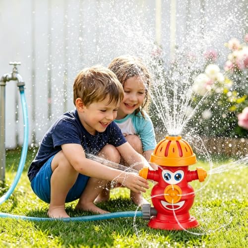 Aspersor de agua giratorio de tres brazos para riego de césped y jardín 2