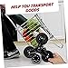 Angoily Heavy Duty Stair Climbing Wheel Accessories Wheel Shopping Cart Casters Swivel