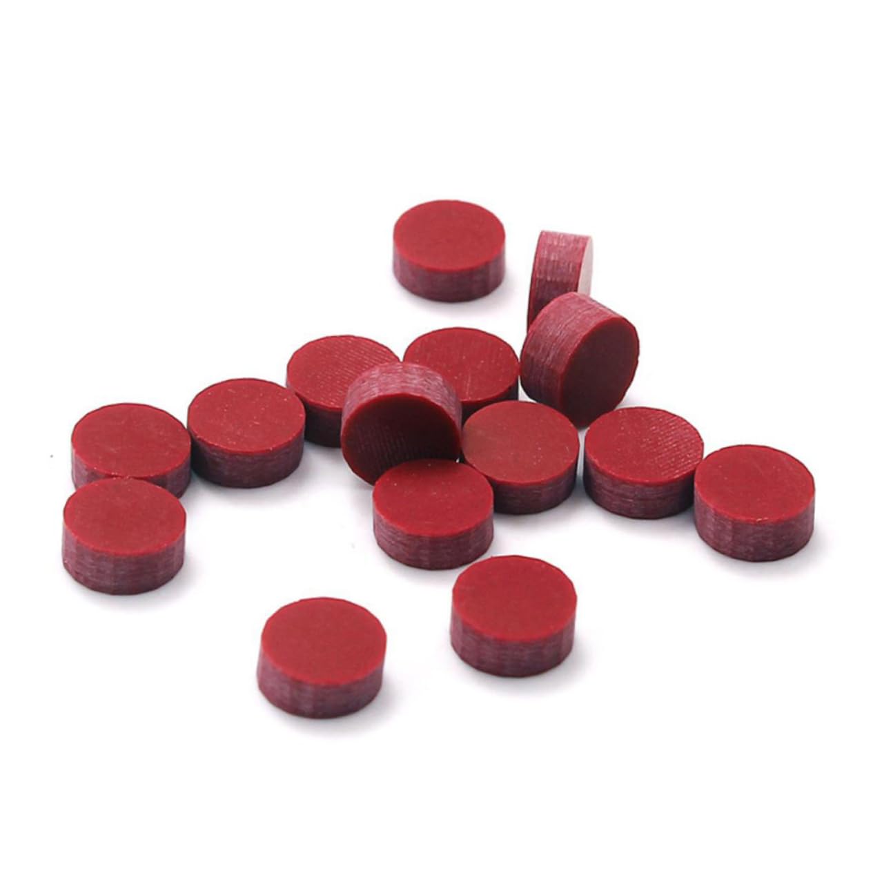 Holibanna 10pcs Guitar Sound Dots Easy Install Audio Accessories for Electric Wooden Guitars Red Lightweight for Fingerboard Decoration