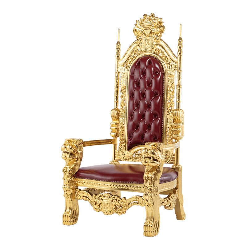 【アンティーク 王様椅子】大 玉座 王様椅子 キングチェア アンティーク エレガント アームチェア