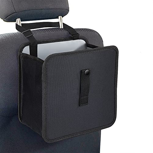 Porta Spazzatura Auto Pieghevole Cestino Auto Pieghevole LoyaGour - Pattumiera Per Auto Con Coperchio, Per SUV E Camion Bidone Auto Pieghevole 16x16 Cm - 11
