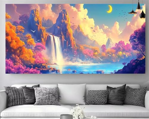 Cadeau Peinture Diamant 5D Grand Format pour Adulte passionné de Dessin Animé et Broderie