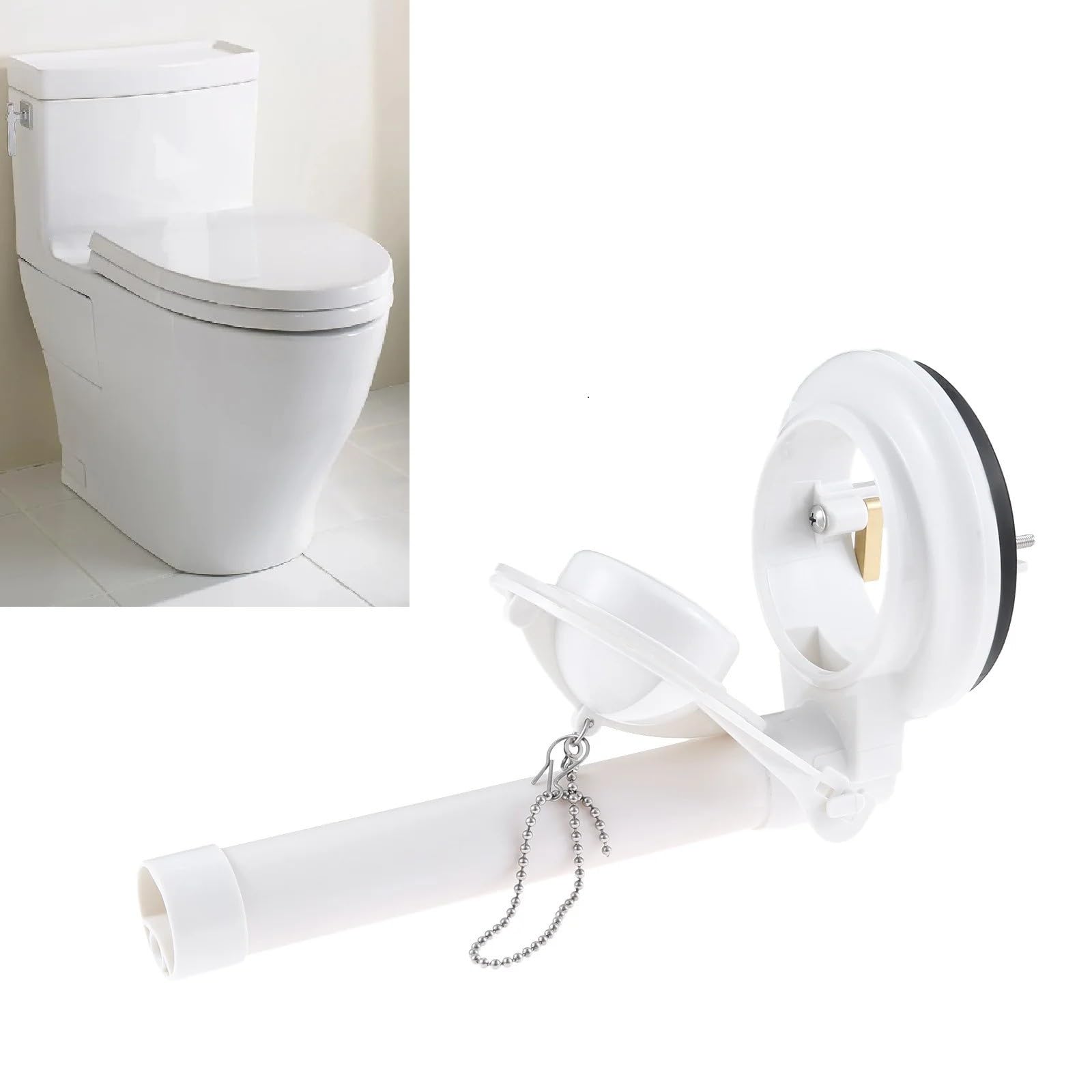 Chasse D'eau Wc Kit de valve chasse d'eau universelle 3 pouces