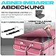 FORTEM Kofferraum Organizer, Kofferraumtasche, Zusammenklappbarer Auto Organizer Kofferraum mit Fächern, Rutschfester Boden, Verstellbare Sicherungsriemen, Klappbarer Deckel (Rosa)