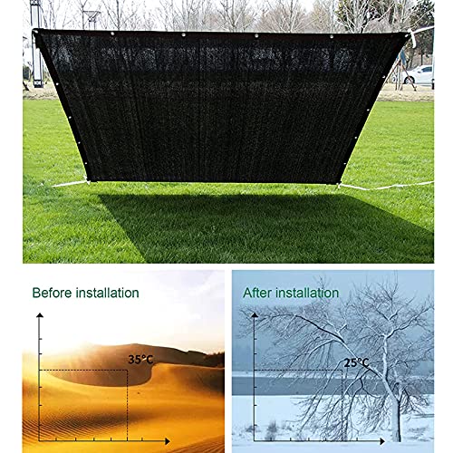 Malla de sombra para pérgola y toldo de 5x11 m que crea zonas frescas en el patio familiar 3