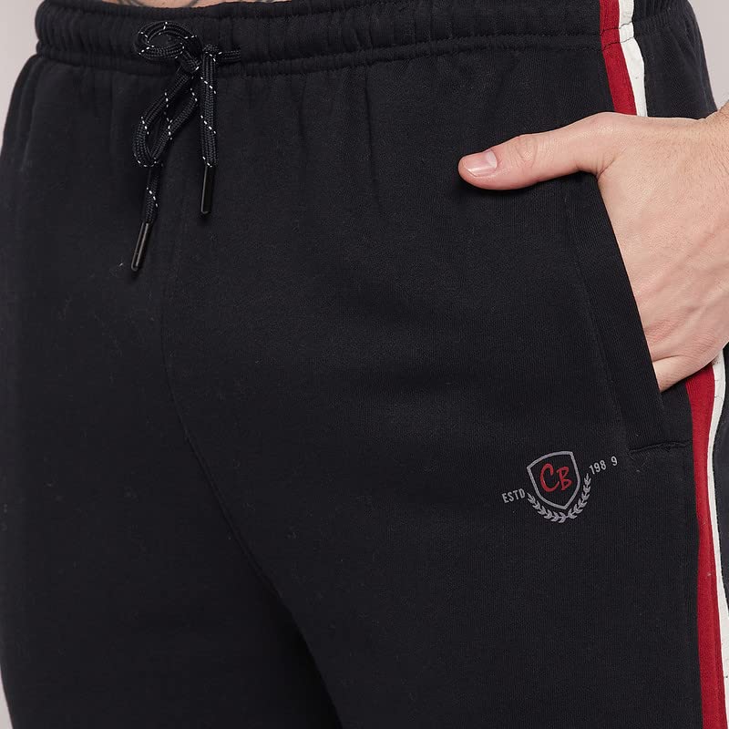Image of Cantabil Men Color Block Tracksuit (P MTRS00013 NAVY)