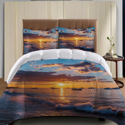 Housse de couette 240x260 microfibre thermorégulatrice et douce - 5