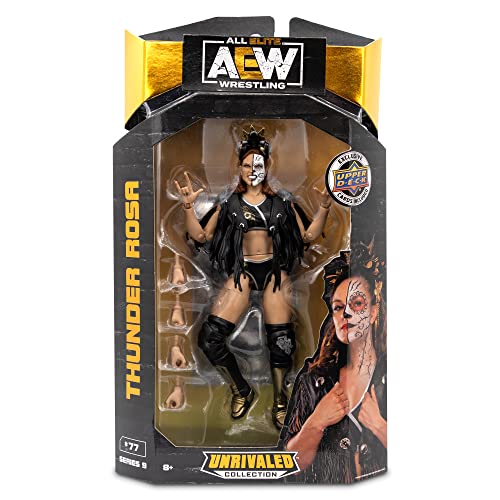AEW Unmatched Unrivaled Luminaries Collection Wrestling Action Figure (Choose Wrestler) (Thunder Rosa), Multicolor, 4 inches