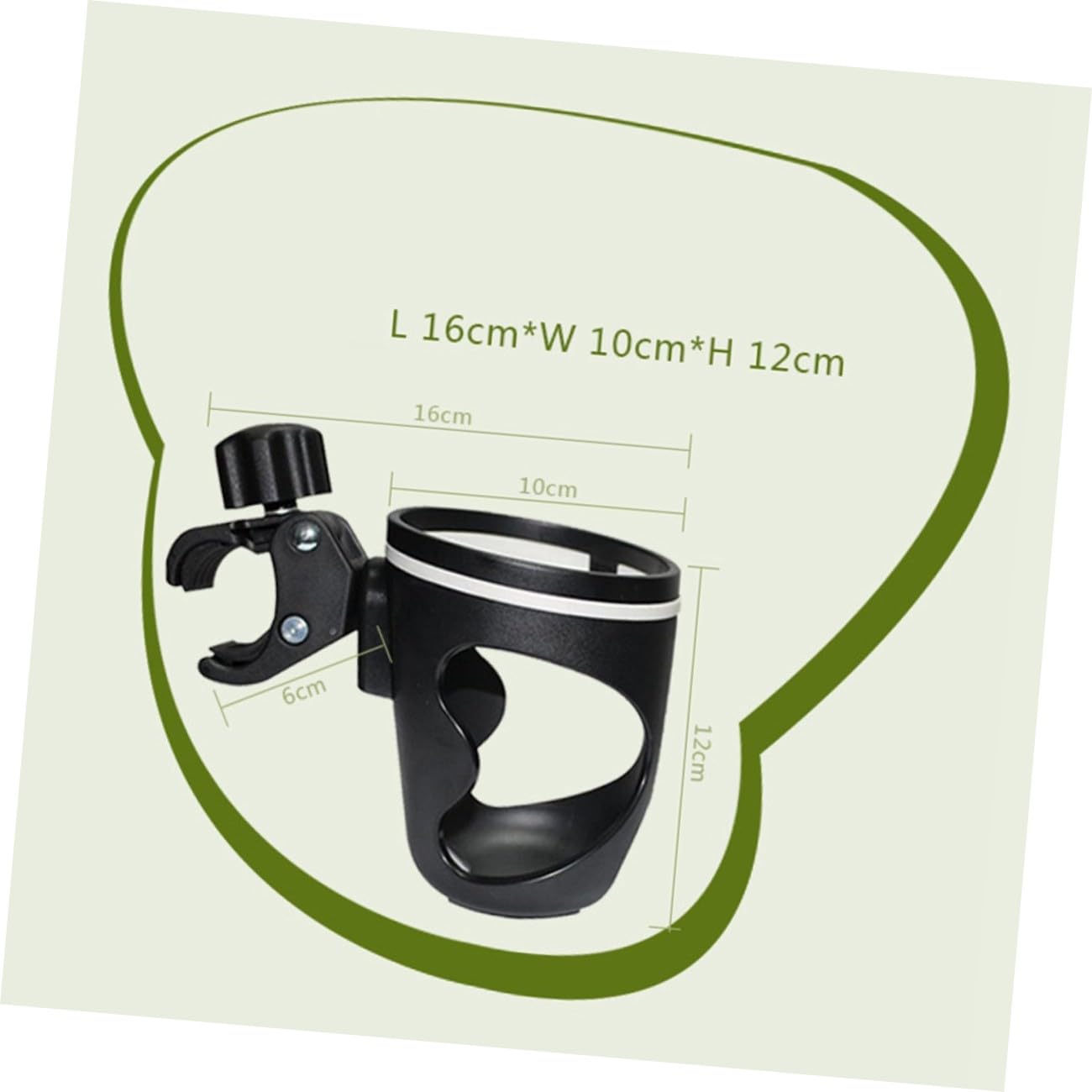 2pezzi Portabottiglie Per Passeggini Per Biciclette e Carrozzine Compatibile Diverse Bottiglie Facile Installare Materiali Resilienti e