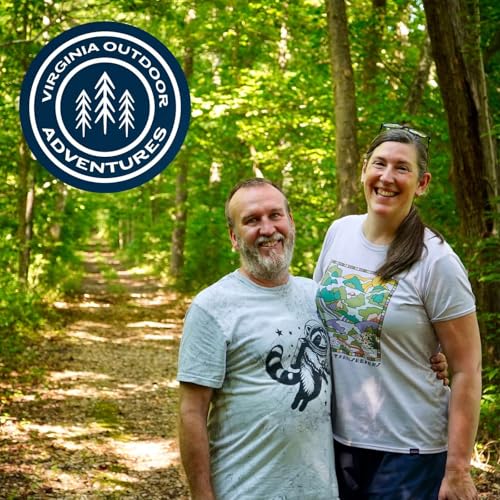 Page de couverture de Virginia’s Adventure Towns: King George – Rivers, Rail Trails, and Recreation between the Potomac and Rappahannock with Jenna and Warren Veazey, Friends of Caledon State Park and Dahlgren Railroad Heritage Trail (Ep 79, Part 1)