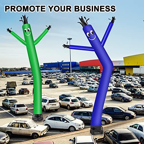Image of MOUNTO 20ft Air Inflatable Tube Guy Puppet Dancing Man with 1HP Blower Complete Set (Blue)