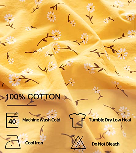 IZZY + TOBY Cotton Nightgowns for Women Long Lightweight Short Sleeves Ladies Soft Nightdress Pajamas4