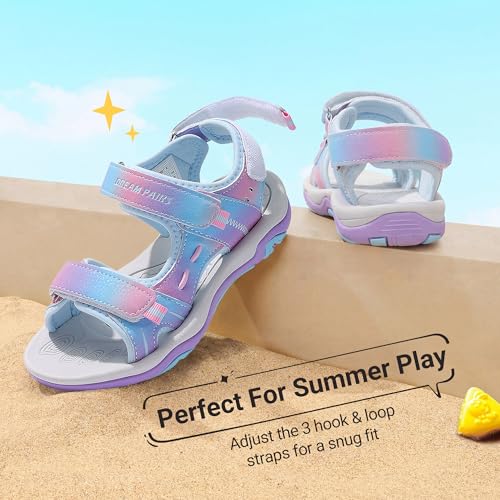 Image of DREAM PAIRS Boys Girls Sandals Kids Athletic Summer Sports Water Shoes for Toddler /Little Kid /Big Kid