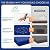 idee-home Chaise Lounge Cushions Outdoor, Lounge Chair Cushion Patio Furniture 72in.L x 21in.W x 3in.D Waterproof for Lawn Pool