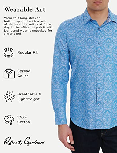 Robert Graham Men's Bayview Long Sleeve Woven Button Down Shirt2