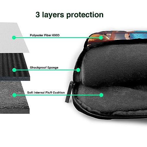 Bolso para portátil unisex 13 pulgadas negro miniatura 7