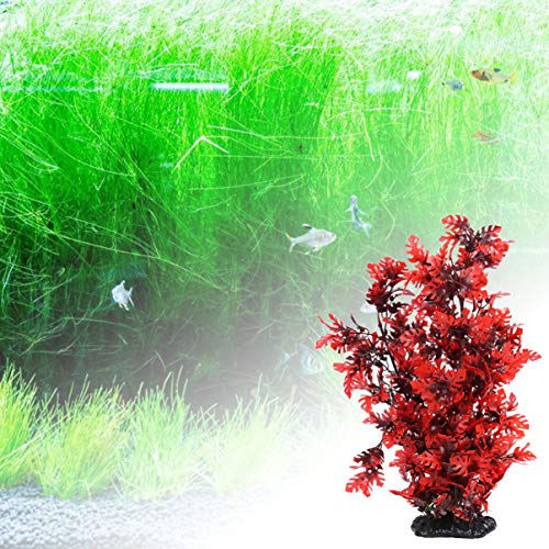 UKCOCO Plants Decor Aquarium Plants, 40cm Aquarium Plants Artificial Fish Tank Plants Fish Tank Ornament for Aquarium Decoration - Image 3