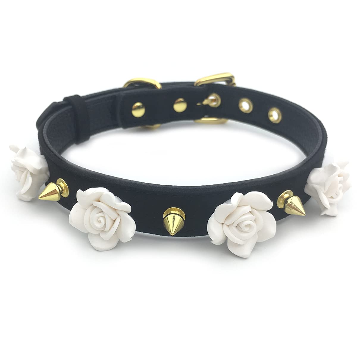 Handmade Flower Choker Collar Necklace for Women and Men - K