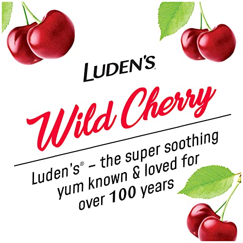 Ludens Throat Drops, Wild Cherry, Wild Cherry, 20 Count #TOP2