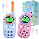 MOICO Rechargeable Long Range Walkie Talkies for Kids (Ages 3-12)