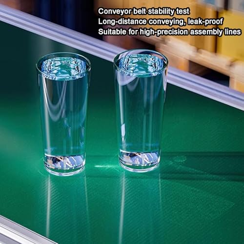 Mini elektryczny przenośnik taśmowy PVC 15 x 80 cm – regulowana prędkość pulpitu linia montażowa do fabryk i warsztatów, wydajna obsługa materiałów, idealna do pakowania i produkcji