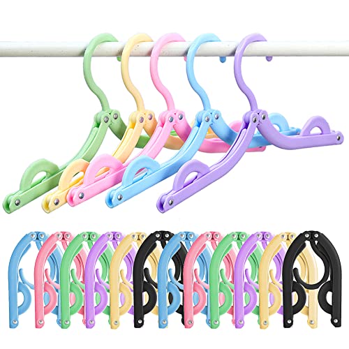 12pcs Travel Folding Hanger Household...