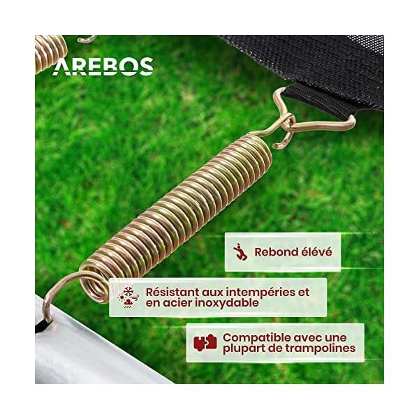 Arebos Ressorts de trampoline 165 mm 51xnnZeO1WL. SS600