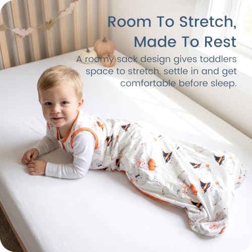 Image of Toddler Sleep Sacks 2T-3T-4T, 0.5 TOG Light Summer Wearable Blankets, Extra Long XL Sleeping Bags, 2 Pack