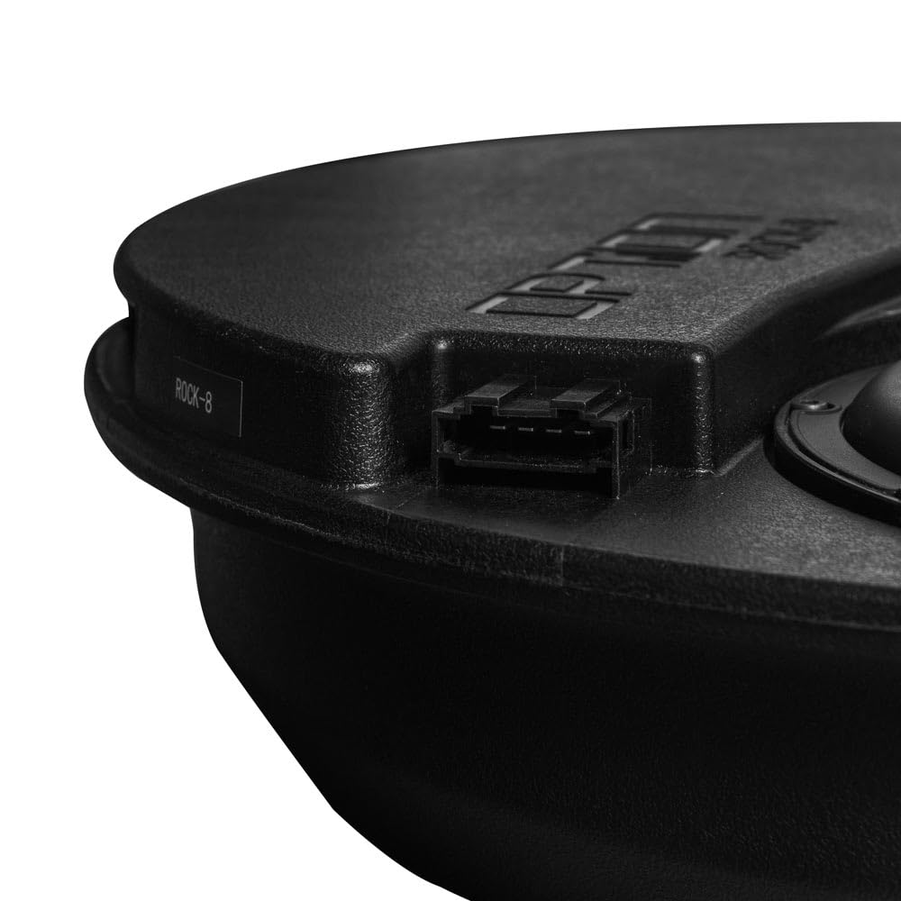 Option ROCK-8-D2 - Subwoofer pasivo en rueda de repuesto compatible con sistemas de sonido Beats - 20 cm 200 W RMS, 2 x 2 ohmios (bobina de voz doble)
