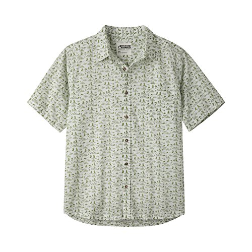 Mountain Khakis Outdoorist Signature Print Shirt Linen SM