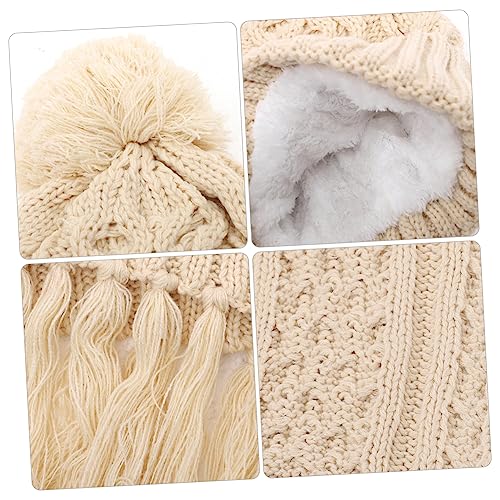 1set Hat Scarf Gloves Set Warm Knitted Beanie Touchscreen Gloves and Cozy Scarf for Men and Women Accessories for Outdoor Activities and Fashion Events4