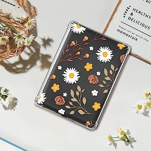 Image of CoBak Clear Case for 6 inch E-Reader 2024 and 2022 (11th Generation) - Ultra-Slim Soft TPU Transparent Cover,Lightweight & Durable Protection,Paisley Paradise
