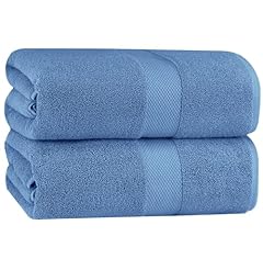 Blue - 2 Pack Bath Sheet