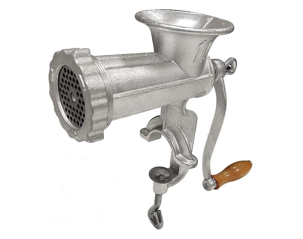 Photo 1 of [MISSING PARTS] Soro Essentials- #10 Manual Meat Grinder with Tabletop Clamp Heavy Duty Cast Iron -With Knife and Plates Sausage Maker Manual Meat Mincer Make Homemade Burger Patties Ground Beef Kitchen