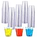 Vasos de chupito de plástico transparente, vasos de chupito, vasos de plástico reutilizables para cumpleaños, degustación, fiestas, Navidad (30 ml-100 unidades)
