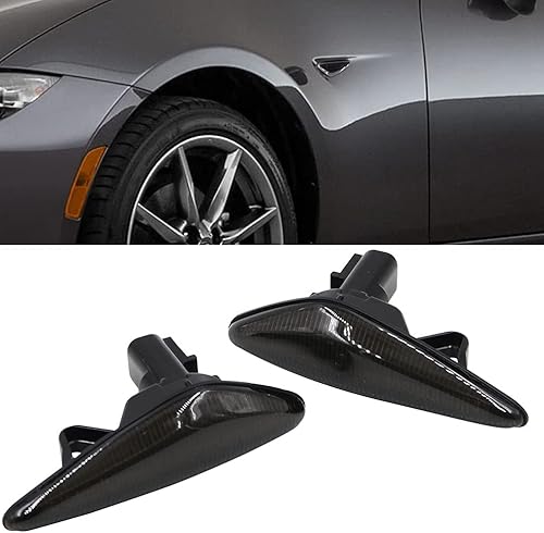 Miniatura 5 de NJSBYL MX-5 Miata - Luces laterales para Mazda Miata MX5 2016-2021, kit de luces LED intermitentes intermitentes, repetidor de guardabarros, lente