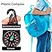 BESPORTBLE Pcs Compass Keychain for Kids:Portable Mini Compass Carabiner for Outdoor Hiking Camping Emergency Backpacking Accessory
