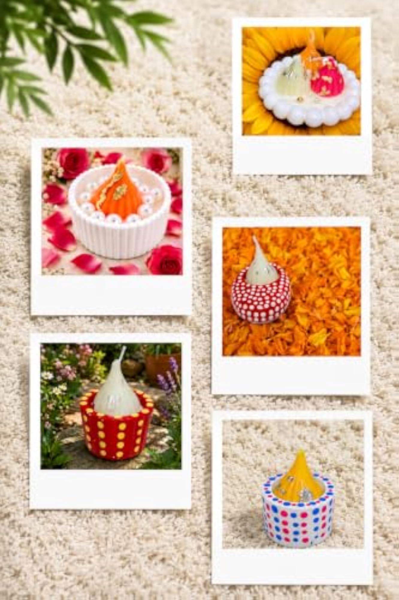 Handcrafted Designer Festive Candles