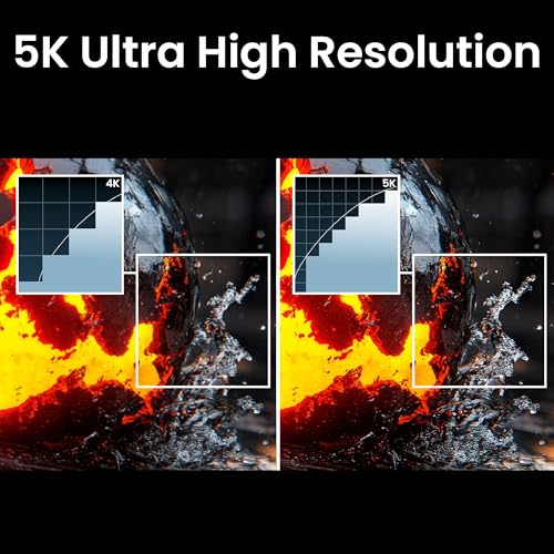 BenQ PD2730S 27" 5K 218 PPI Mac Monitor, 90W Thunderbolt 4, 98% P3, Uniformity, 2000:1 Contrast, Nano Matte Panel, Daisy Chain, KVM, Height Adjustable, for 3D Artists, VFX Animators, Game Designers