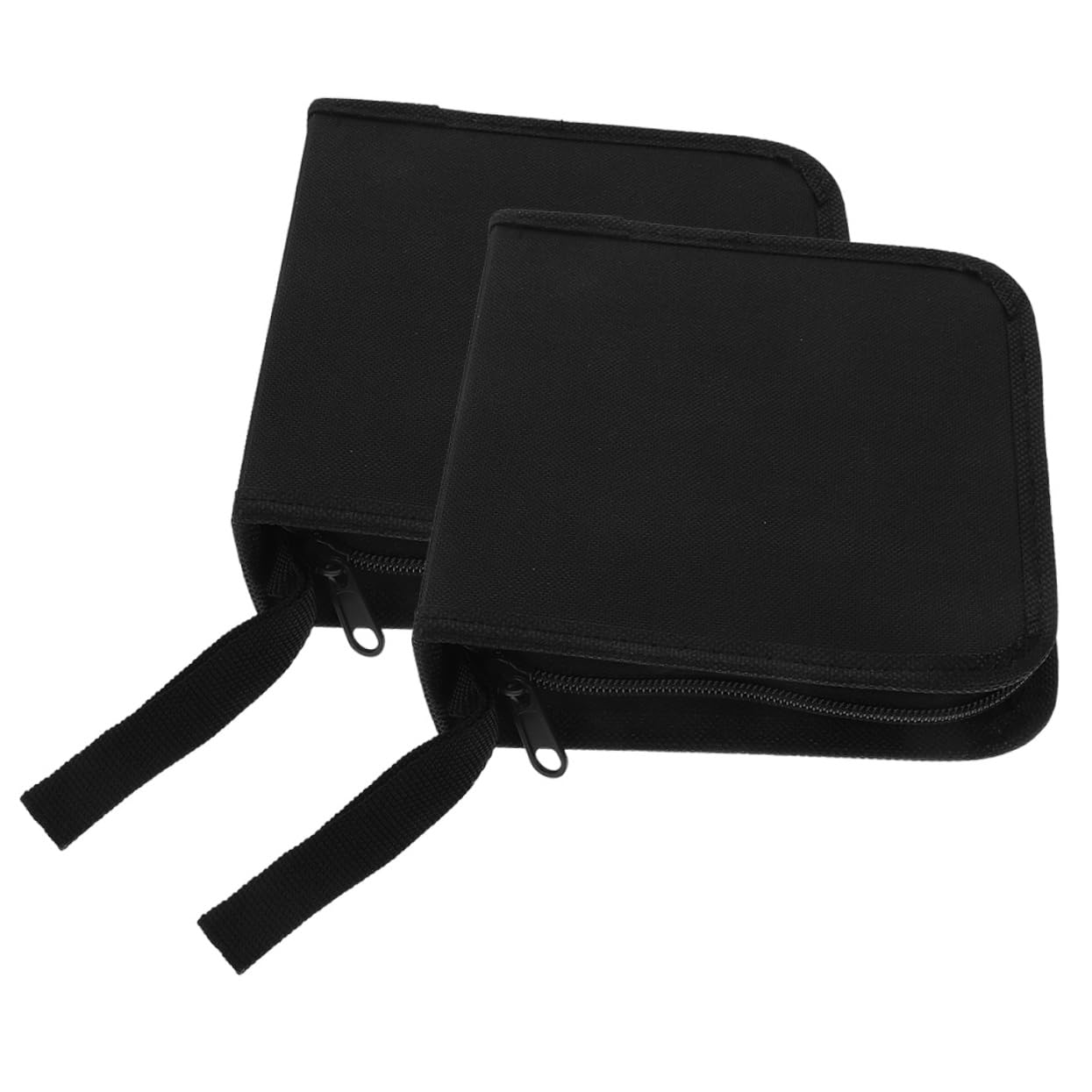 Amosfun 8 Pz pacchetto mini CD borsa del disco album libretto custodia porta CD porta dvd raccoglitore custodie porta borsa per portatile portafoglio leggero per pp Black