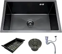 Cuba Gourmet Cozinha Inox 304 Escovado Completa 50x40 Preta Brinovar