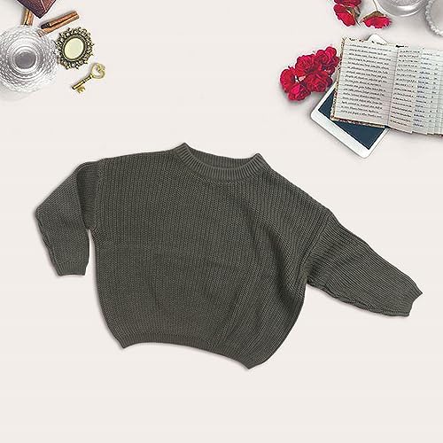 Baby Girl Boy Solid Knit Sweater Infant Boy Long Sleeve Warm Pullover Top Fall Winter Clothes Baby Girl Sweater2