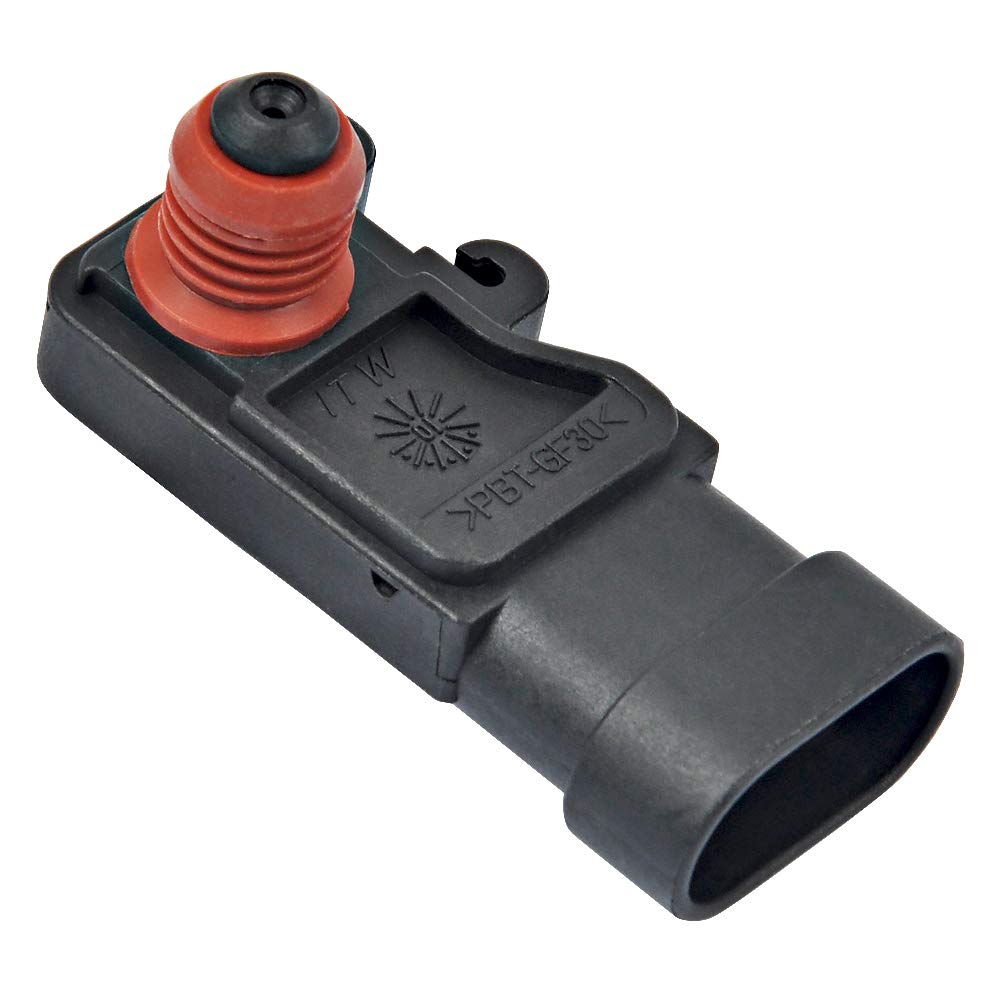 OTUAYAUTO Map Manifold Absolute Pressure Sensor - Replacement for 2006-2008 Chevy Impala, 2004-2007 Malibu, 2002-2007 Trailblazer, 2002-2007 GMC Envoy, 2004-2007 Cadillac CTS OEM 12614970