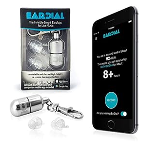 EarDial Hifi-oordopjes, onzichtbare gehoorbescherming voor concerten, muziekfestivals, disco, muzikanten, motorrijders…