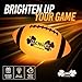 MCNICK & COMPANY LED Glow in The Dark Football - Light Up Football for Kids - Glow Dark Football PreInstalled Battery - Football Gift Idea - Youth Nighttime Football