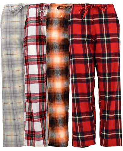 Andrew Scott Womens' Lounge Pants|100% Cotton | Lightweight, Ultra-Soft Brushed Woven Fabric | PJ...