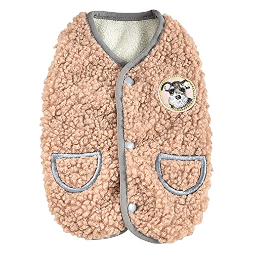 ICOUCHI ペット服 秋冬 コート 犬服 パーカー ドッグウェア ベスト ふわふわ 防寒 裏ボア 暖かい ファッション 小中大型犬 洋服 猫服 ペット用品 脱毛保護 お散歩 お出かけ